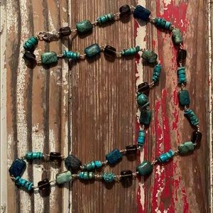 Silpada sterling and gemstone necklace